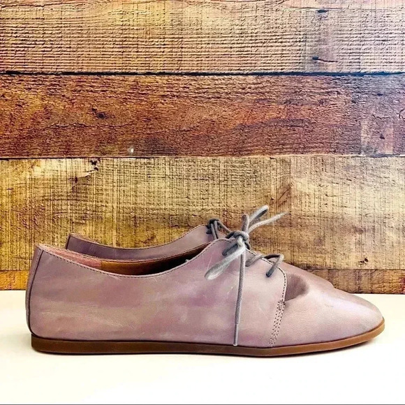 NWT Lucky Brand Aleikka Oxford Flats Titanium - Picture 4 of 8